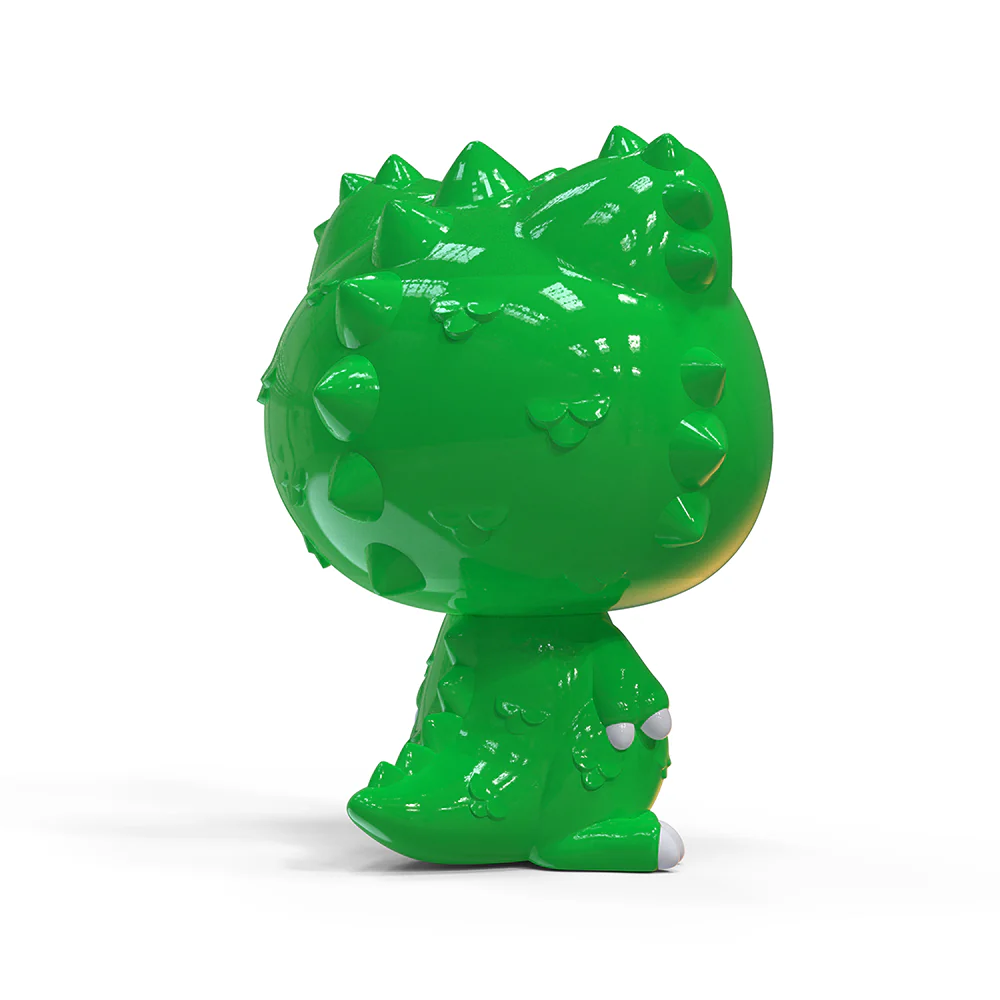 Hello Kitty® Green Kaiju Monster 36" Art Giant Fiberglass Figure - Limited Edition - Image 7