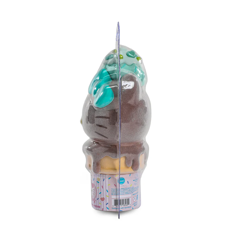 2025 CON EXCLUSIVE: Hello Kitty® Ice Cream Cone 6” Vinyl Art Figure – Flocked Chocolate with Mint Edition (Limited Edition of 500) - Image 11