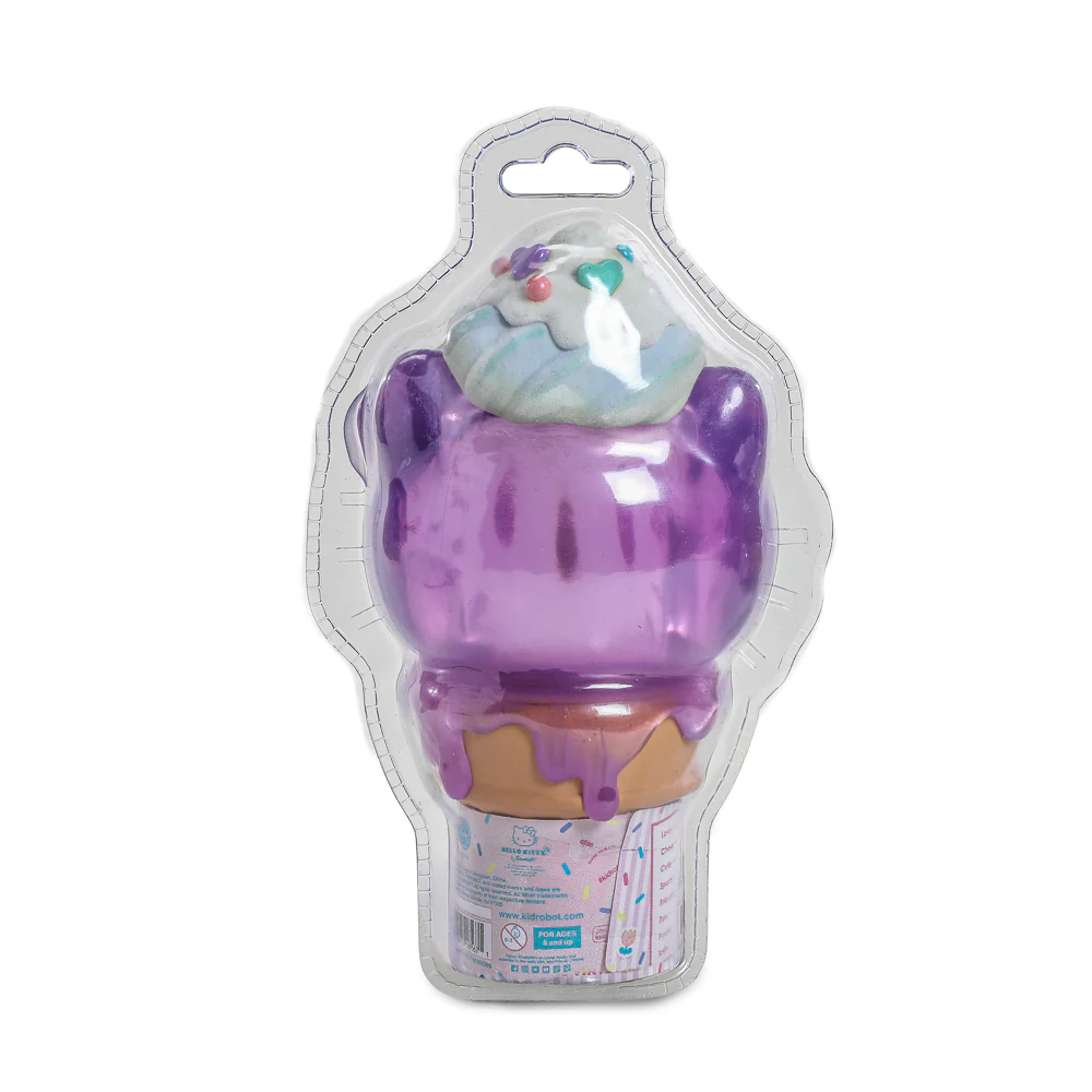 Hello Kitty® Ice Cream Cone Art Figure & Pin Bundle - Ube Edition - Kidrobot.com Exclusive (Limited Edition) - Image 18