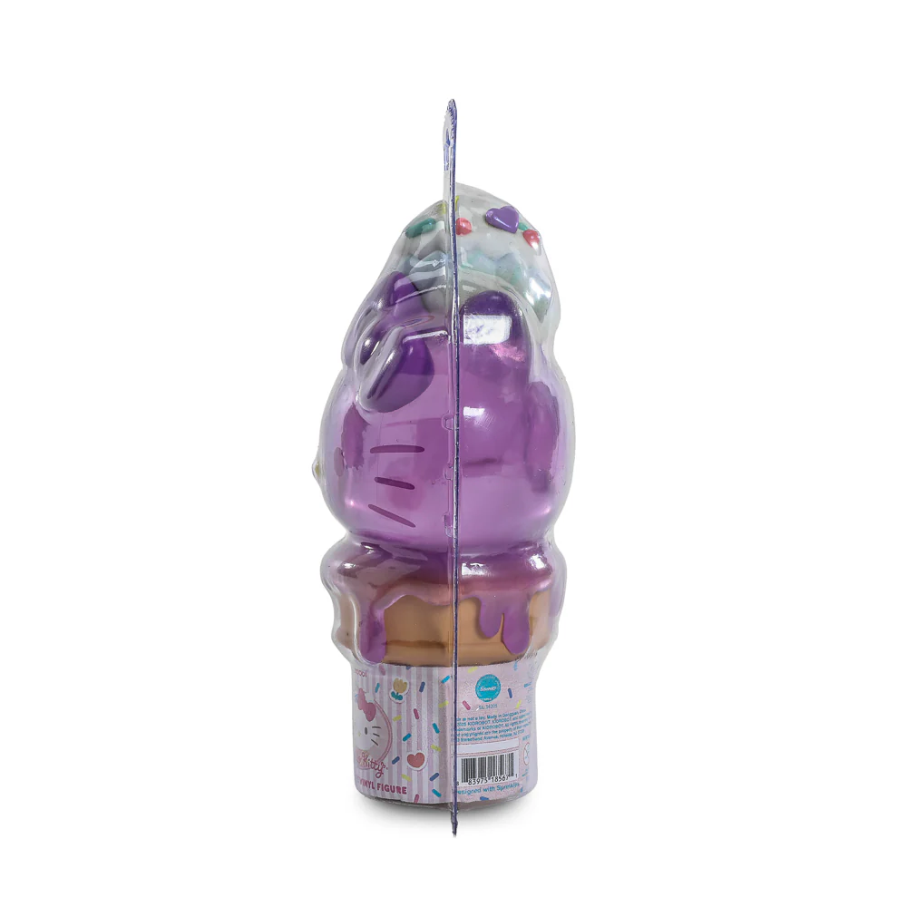 Hello Kitty® Ice Cream Cone Art Figure & Pin Bundle - Ube Edition - Kidrobot.com Exclusive (Limited Edition) - Image 17