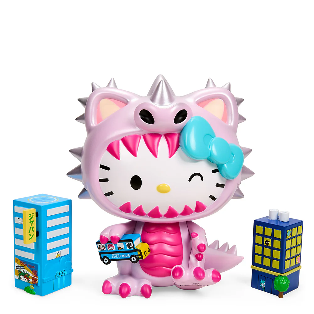 SDCC 2022: Hello Kitty® Kaiju Cosplay 8" Vinyl Art Figure - Metallic Blush Edition - Limited Edition of 300