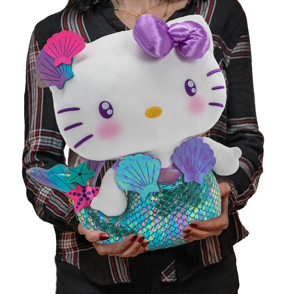 Hello Kitty® Purple Mermaid Plush - Image 2