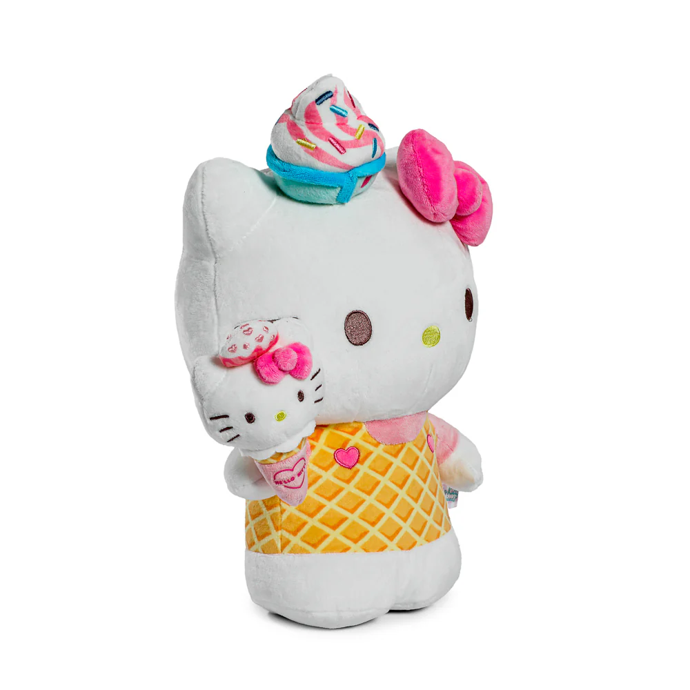 Hello Kitty® with Ice Cream Cone Plush - Image 3