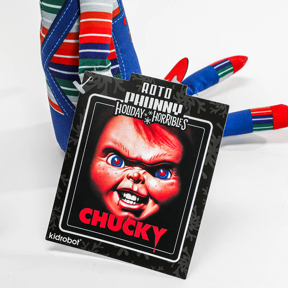 Holiday Horribles Chucky 8” Roto Phunny Plush - Image 13