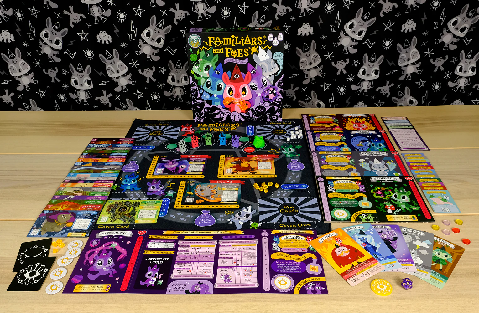 Horrible Adorables - Familiars and Foes: A Spellbinding Cooperative Board Game - Image 9