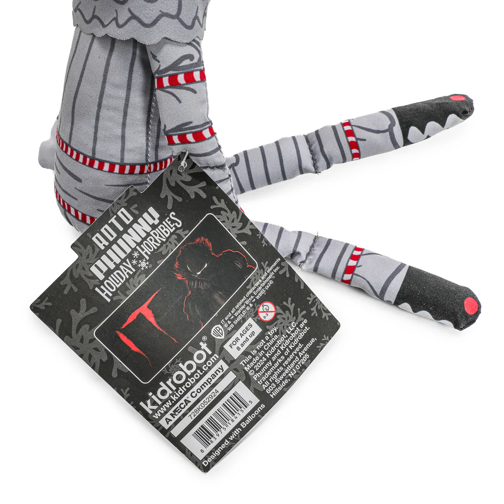 IT (2017) – Holiday Horribles Pennywise 8” Roto Phunny Plush - Image 9