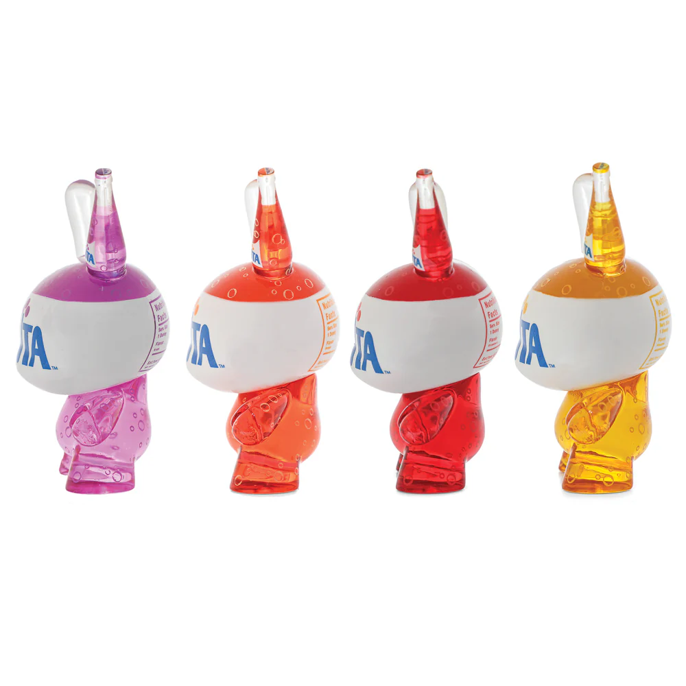 Kidrobot & Fanta® 3" Resin Dunny Art Figure 4-Pack - Image 6
