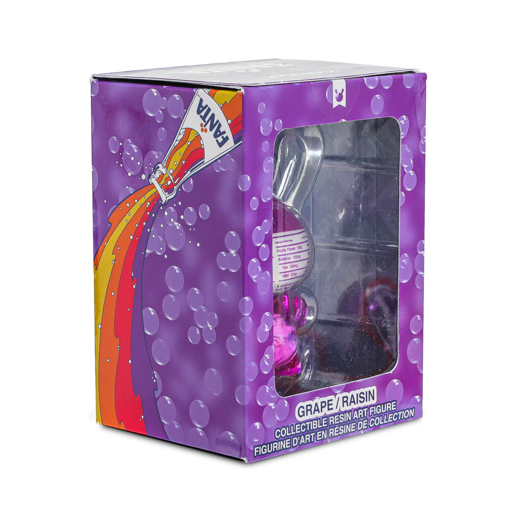 Kidrobot & Fanta® 3" Fanta Grape Resin Dunny Art Figure - Image 13