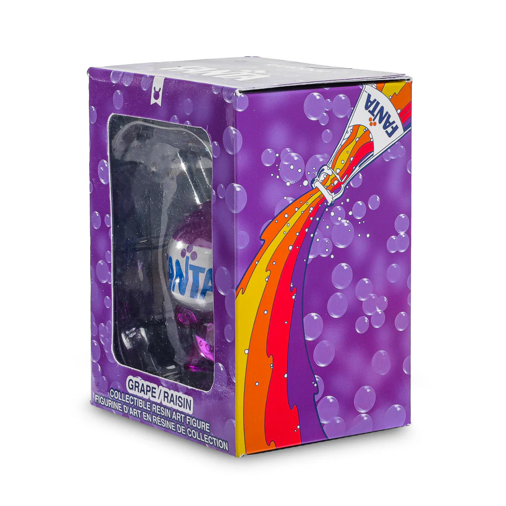 Kidrobot & Fanta® 3" Fanta Grape Resin Dunny Art Figure - Image 14