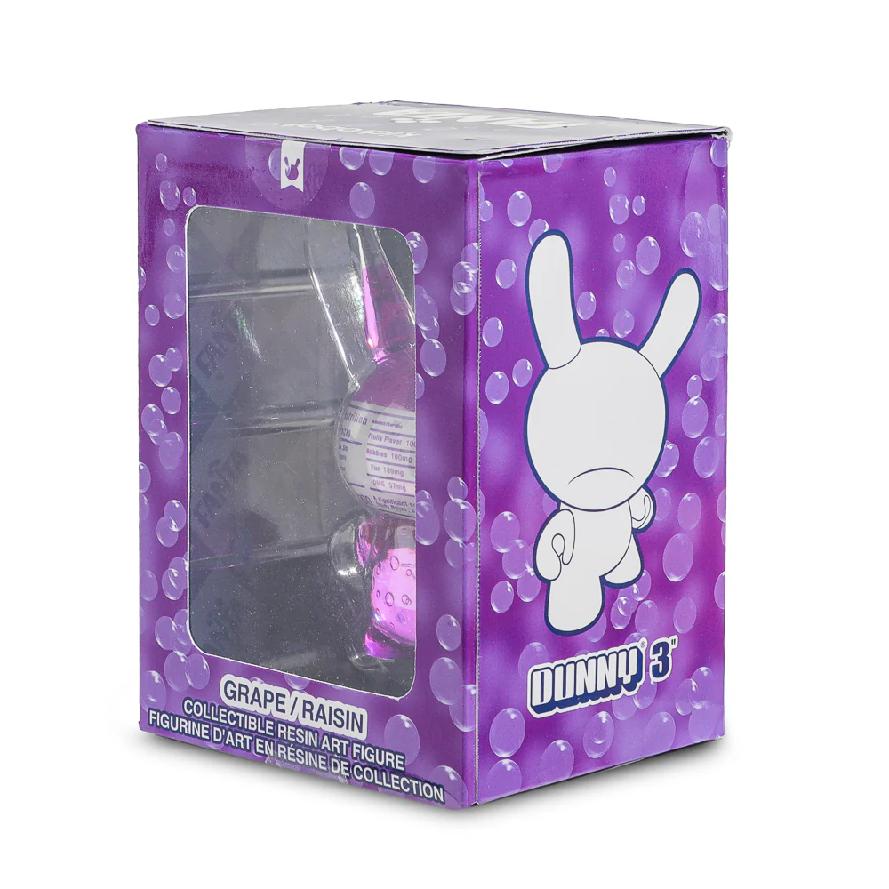 Kidrobot & Fanta® 3" Fanta Grape Resin Dunny Art Figure - Image 17