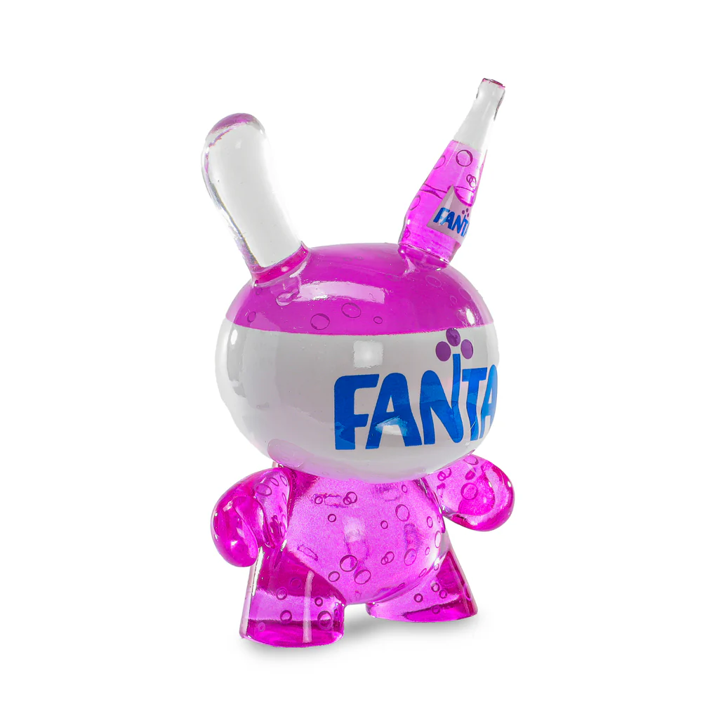 Kidrobot & Fanta® 3" Fanta Grape Resin Dunny Art Figure - Image 7