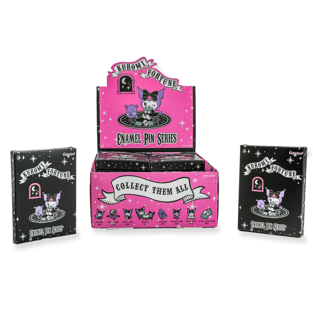 Kuromi™ Fortune Deluxe Enamel Pins - Mystery Boxes - Image 3