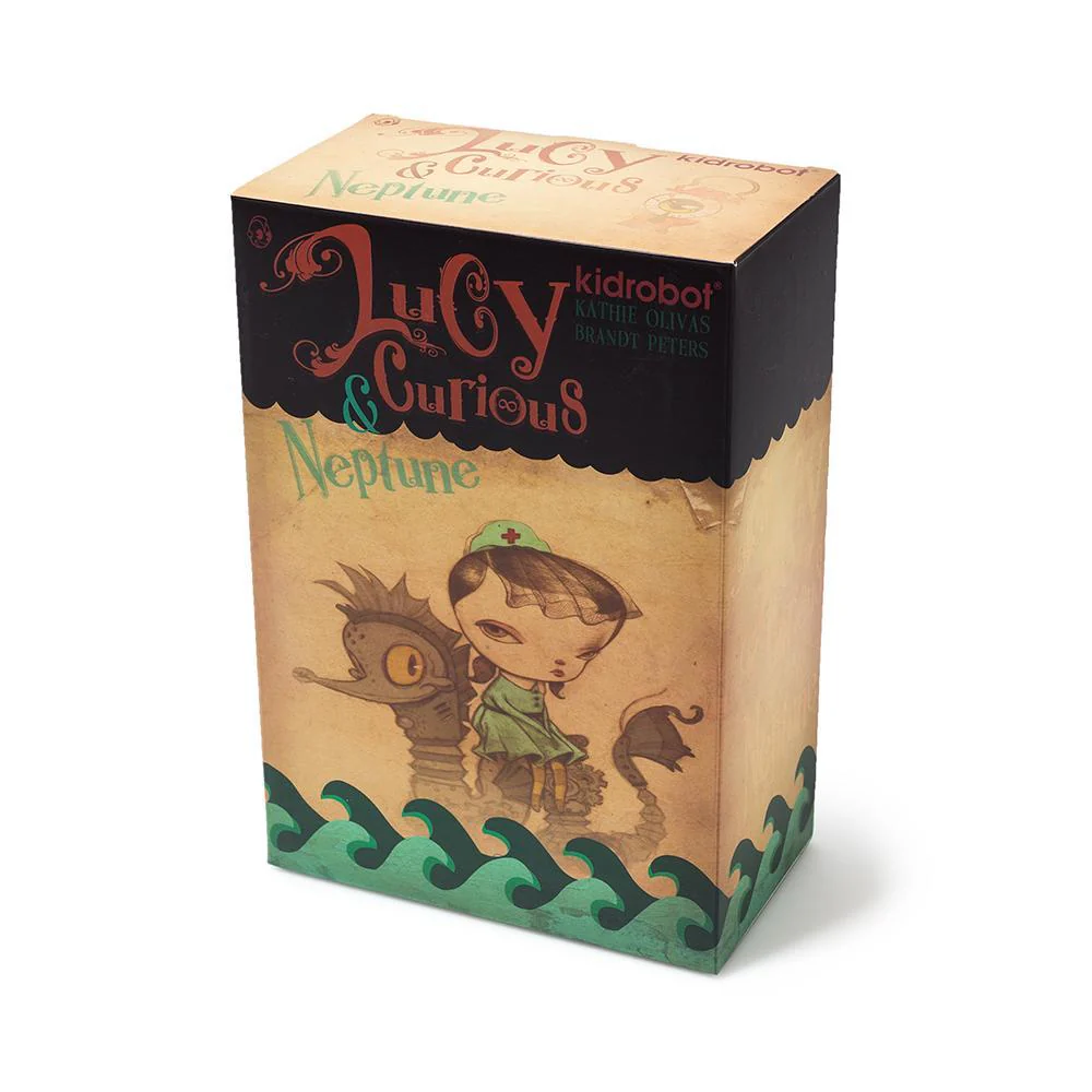 Lucy Curious Dark Harbor 7" Art Figure by Kathie Olivas - White Edition (Limited Edition of 200) - Image 7