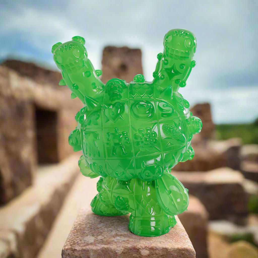 MONOLITH Dunny 8" Vinyl Art Figure by ROBOT SODA - Jade Edition (Limited Edition of 300) - Image 2