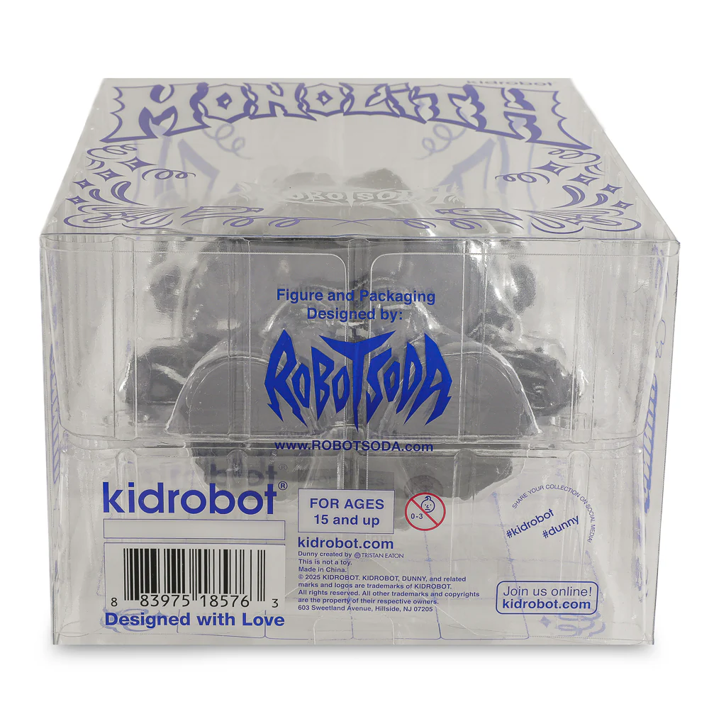 MONOLITH Dunny 8" Vinyl Art Figure by ROBOT SODA - Onyx Edition (Limited to 300) - Image 19