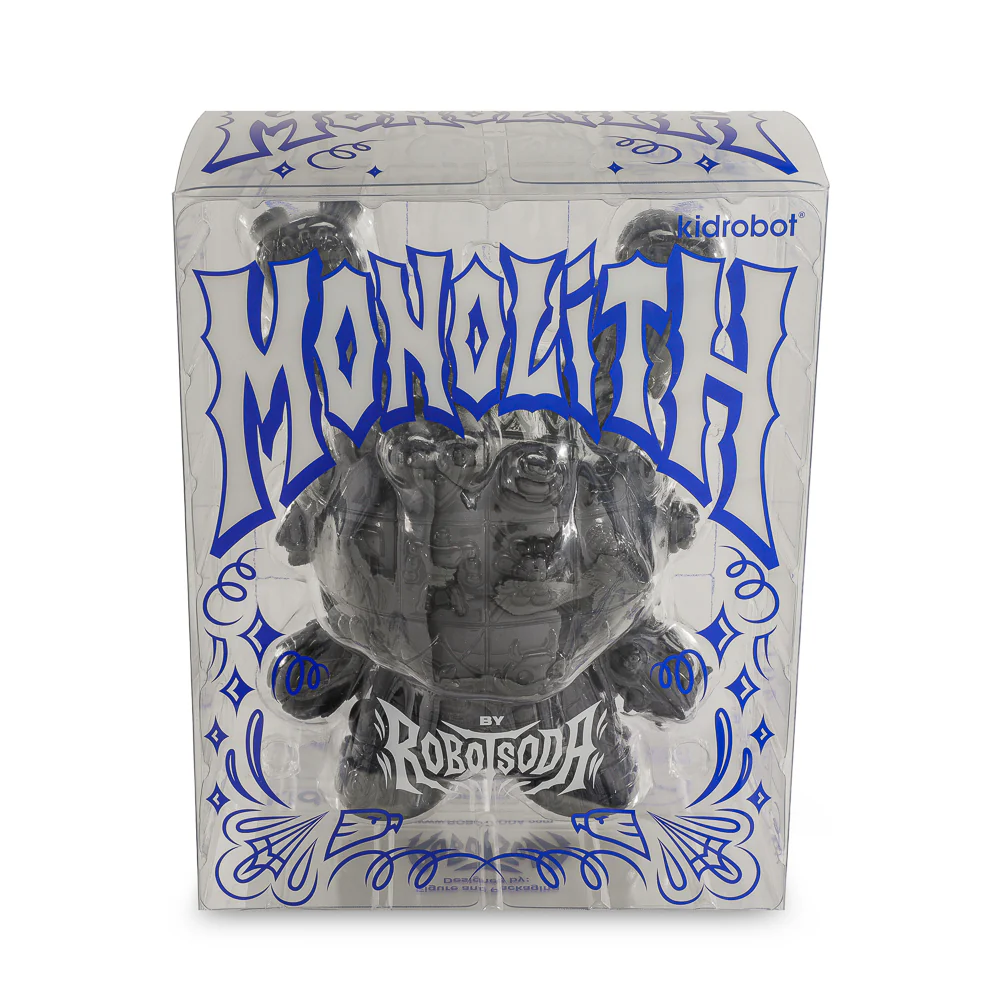 MONOLITH Dunny 8" Vinyl Art Figure by ROBOT SODA - Onyx Edition (Limited to 300) - Image 5