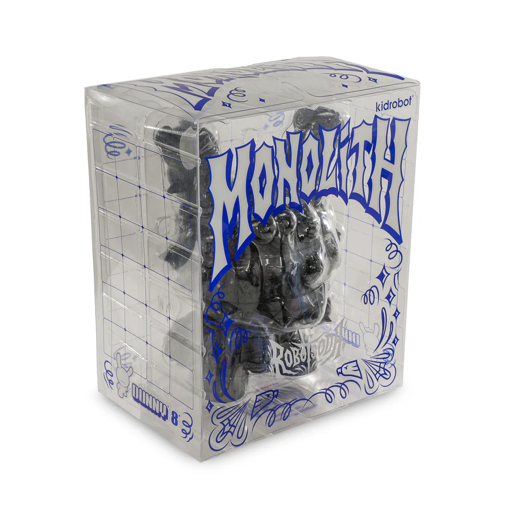MONOLITH Dunny 8" Vinyl Art Figure by ROBOT SODA - Onyx Edition (Limited to 300) - Image 14