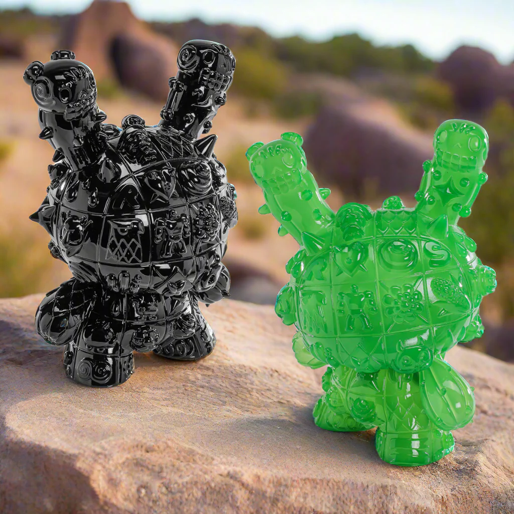 MONOLITH 8" Dunny 2-pack Bundle by ROBOT SODA - Onyx & Jade Limited Editions - Image 45