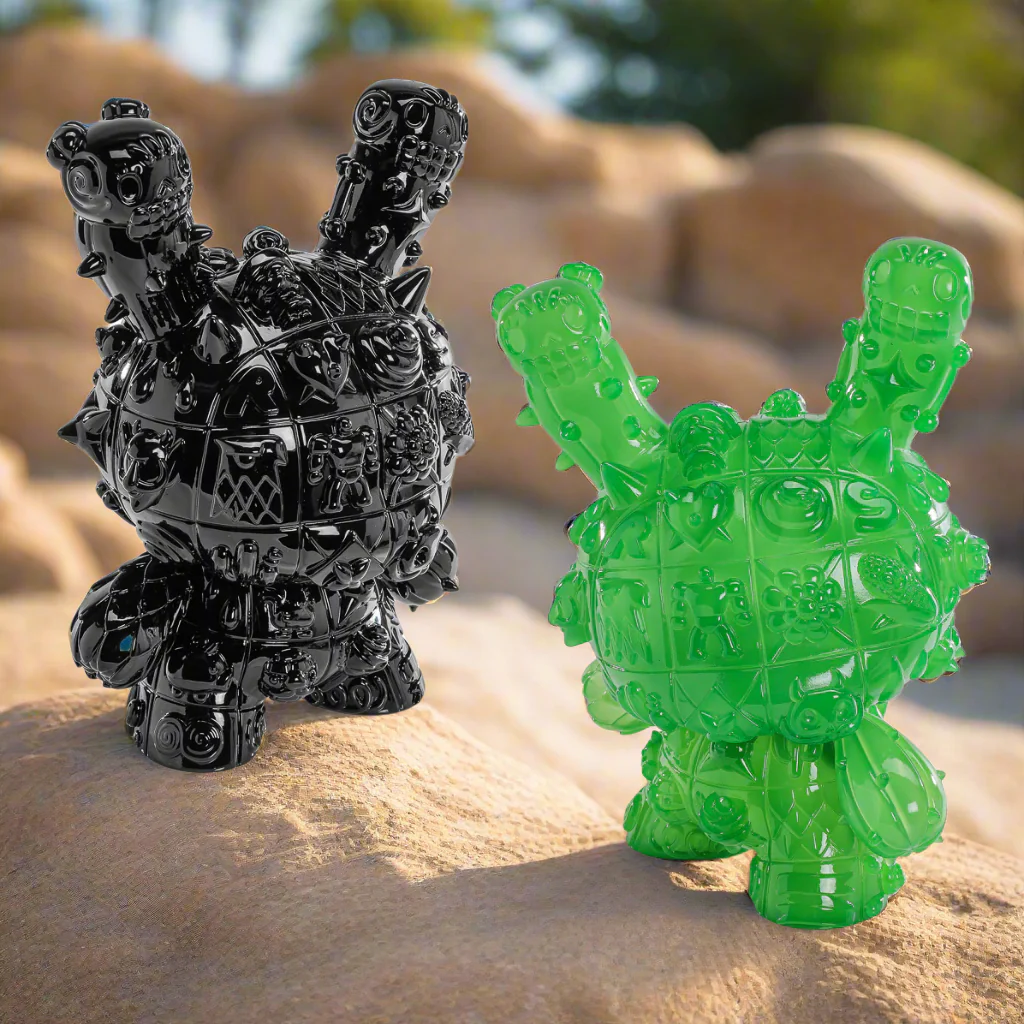 MONOLITH 8" Dunny 2-pack Bundle by ROBOT SODA - Onyx & Jade Limited Editions - Image 46