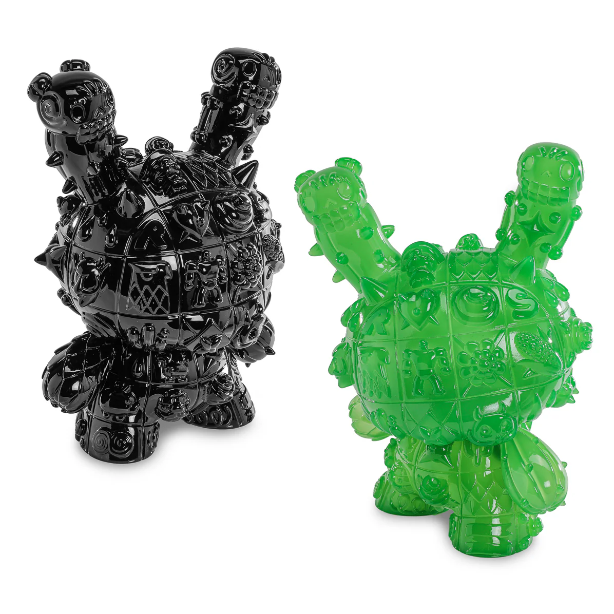 MONOLITH 8" Dunny 2-pack Bundle by ROBOT SODA - Onyx & Jade Limited Editions - Image 47