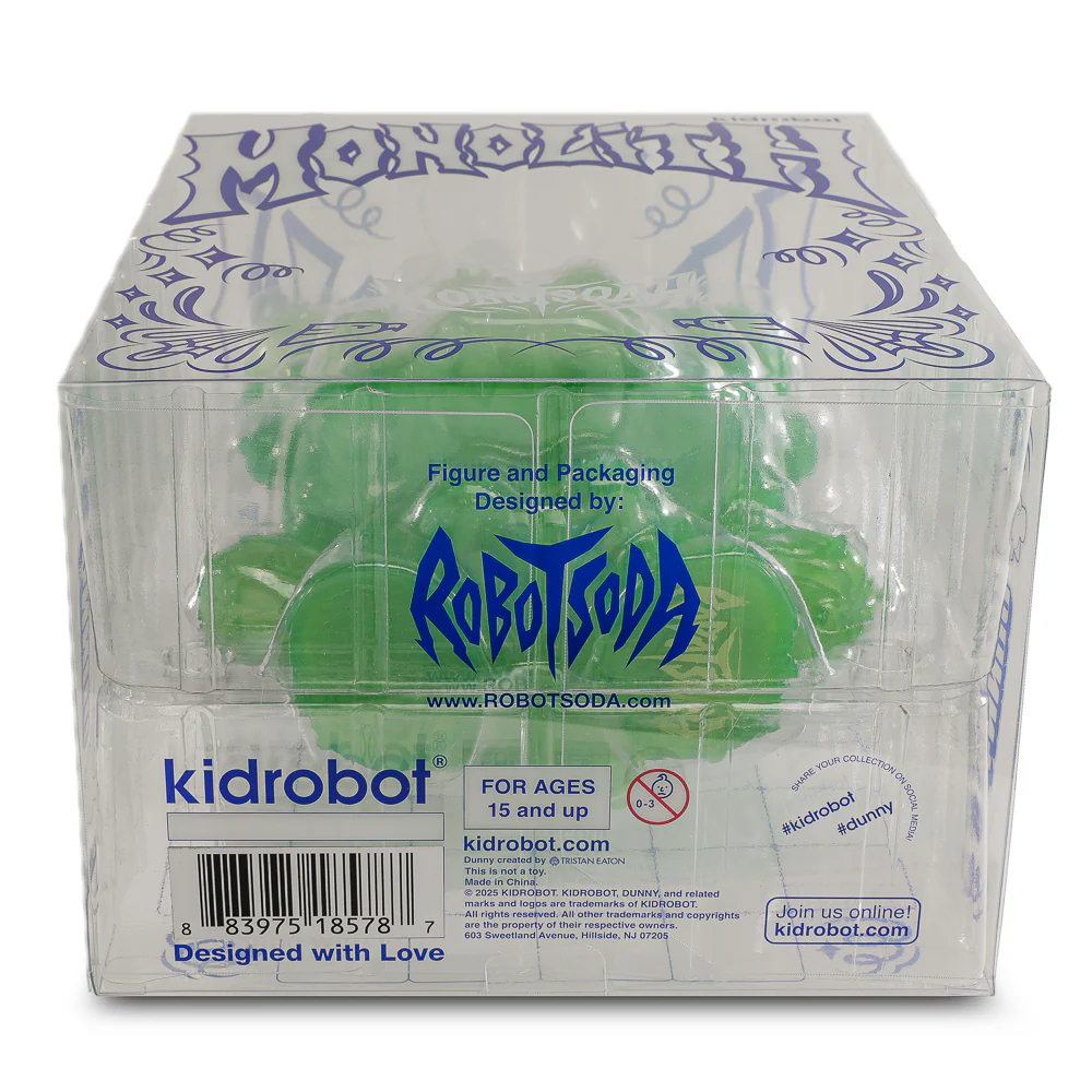 MONOLITH 8" Dunny 2-pack Bundle by ROBOT SODA - Onyx & Jade Limited Editions - Image 9