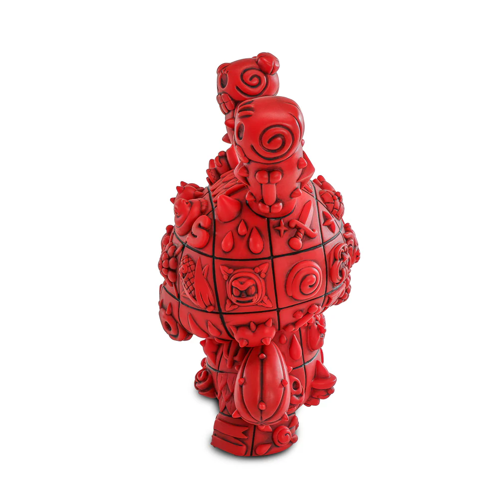 MONOLITH 8" Dunny Art Figures by ROBOT SODA - Complete Series Bundle - Jade, Onyx & Sangre Limited Editions - Image 12