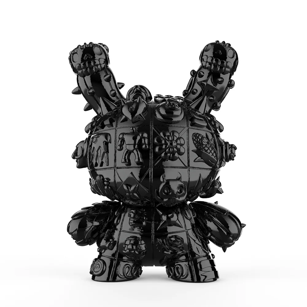 MONOLITH 8" Dunny Art Figures by ROBOT SODA - Complete Series Bundle - Jade, Onyx & Sangre Limited Editions - Image 15