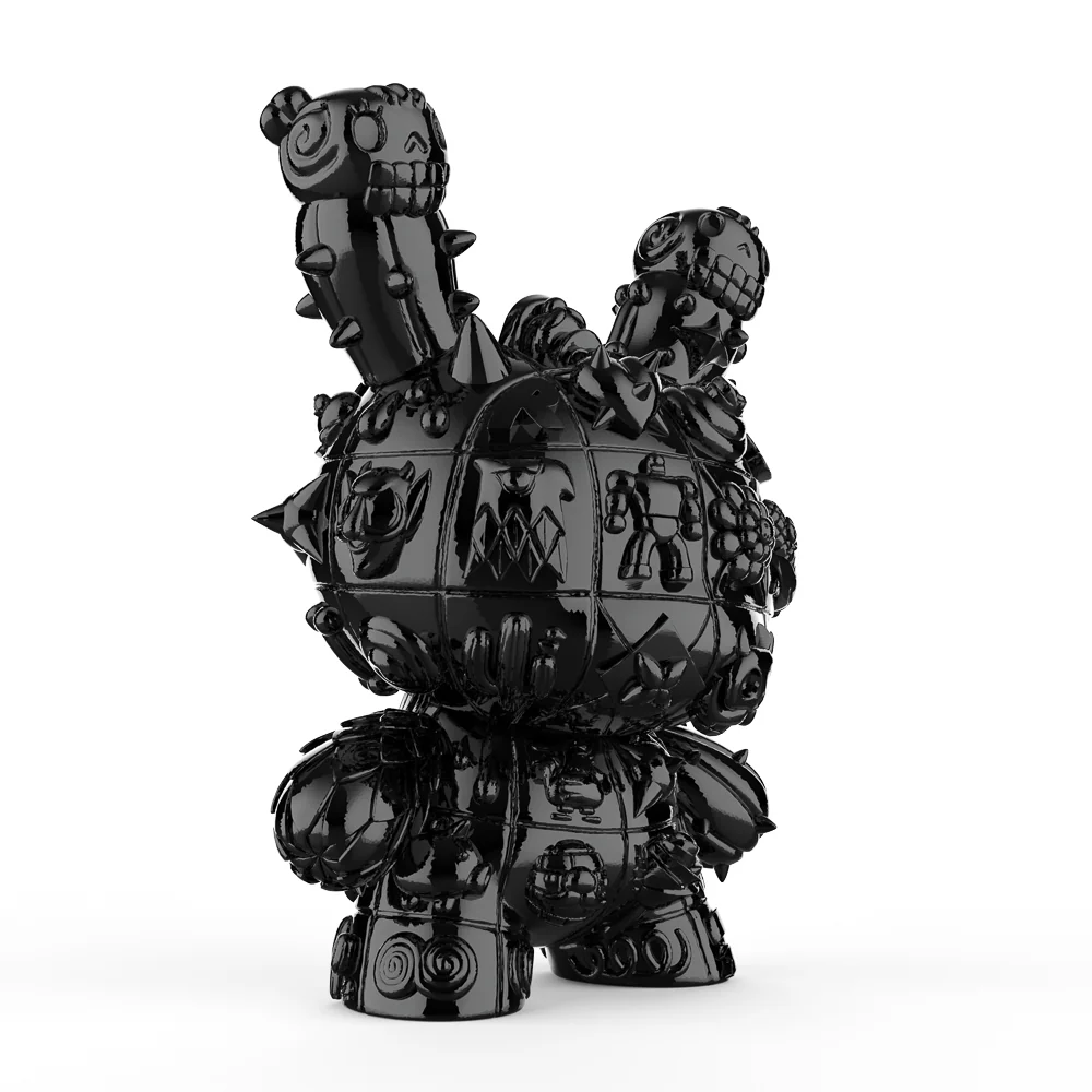 MONOLITH 8" Dunny Art Figures by ROBOT SODA - Complete Series Bundle - Jade, Onyx & Sangre Limited Editions - Image 16