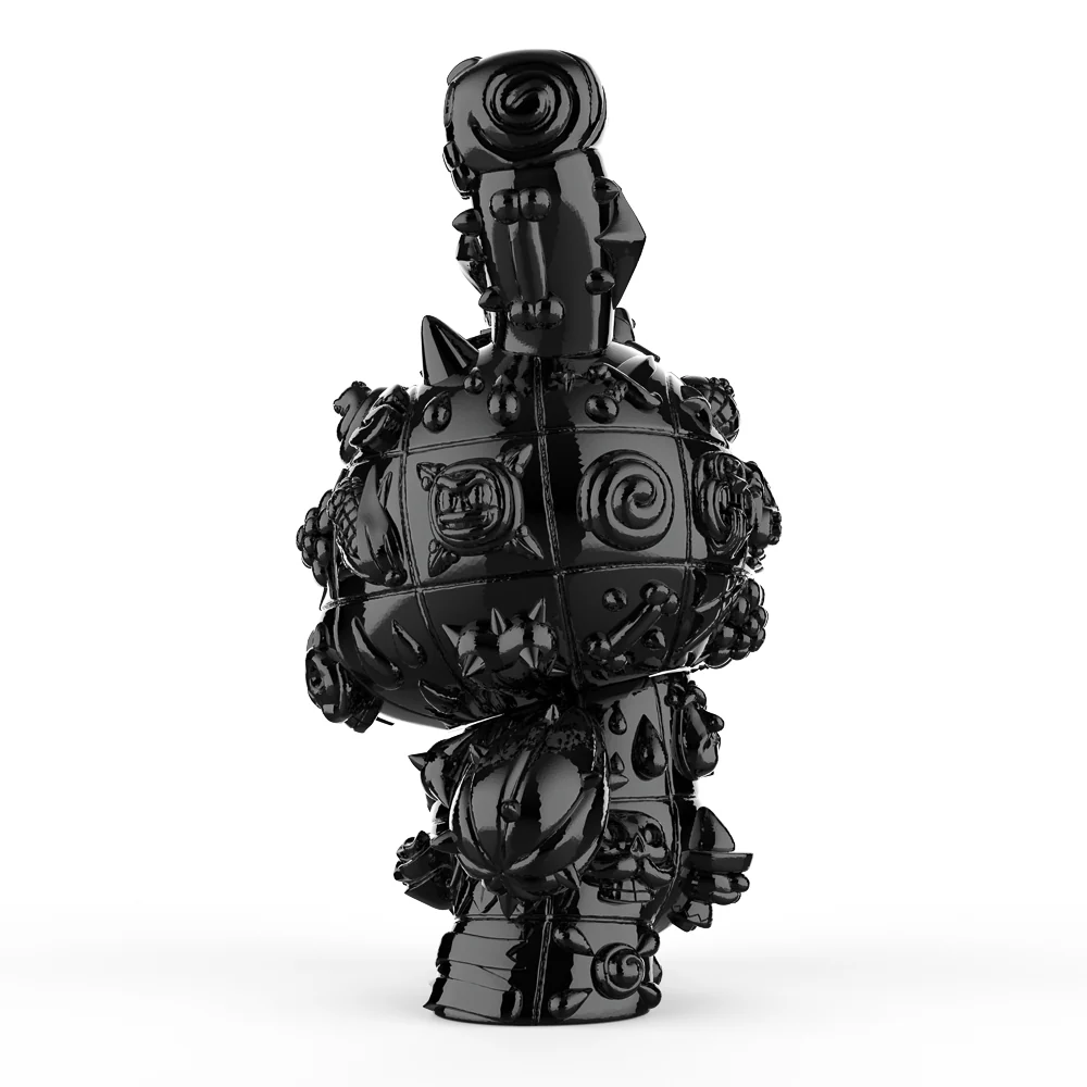 MONOLITH 8" Dunny Art Figures by ROBOT SODA - Complete Series Bundle - Jade, Onyx & Sangre Limited Editions - Image 20