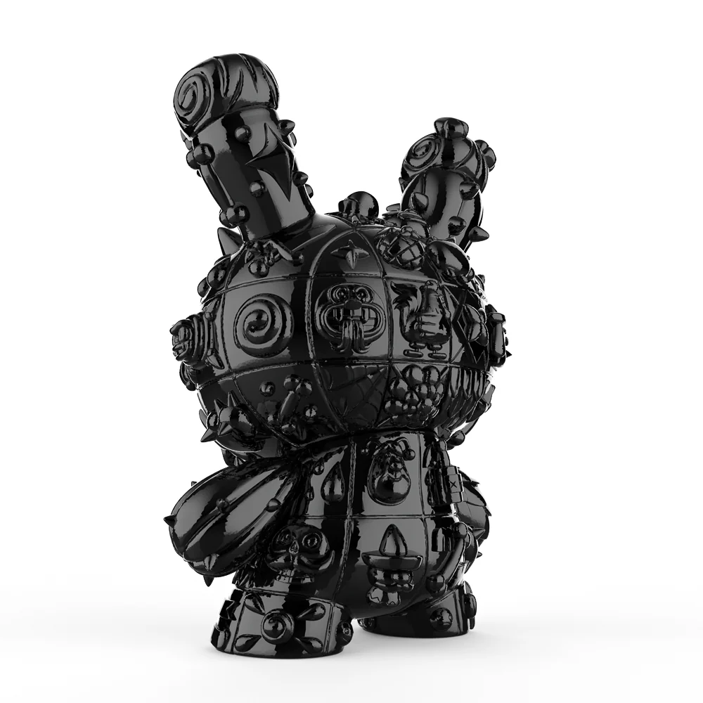 MONOLITH 8" Dunny Art Figures by ROBOT SODA - Complete Series Bundle - Jade, Onyx & Sangre Limited Editions - Image 21