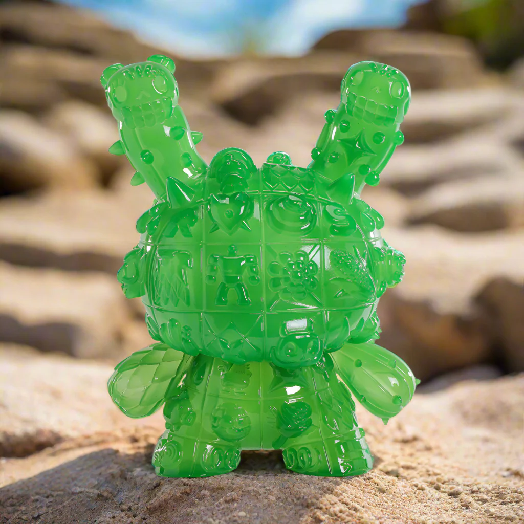 MONOLITH 8" Dunny Art Figures by ROBOT SODA - Complete Series Bundle - Jade, Onyx & Sangre Limited Editions - Image 5