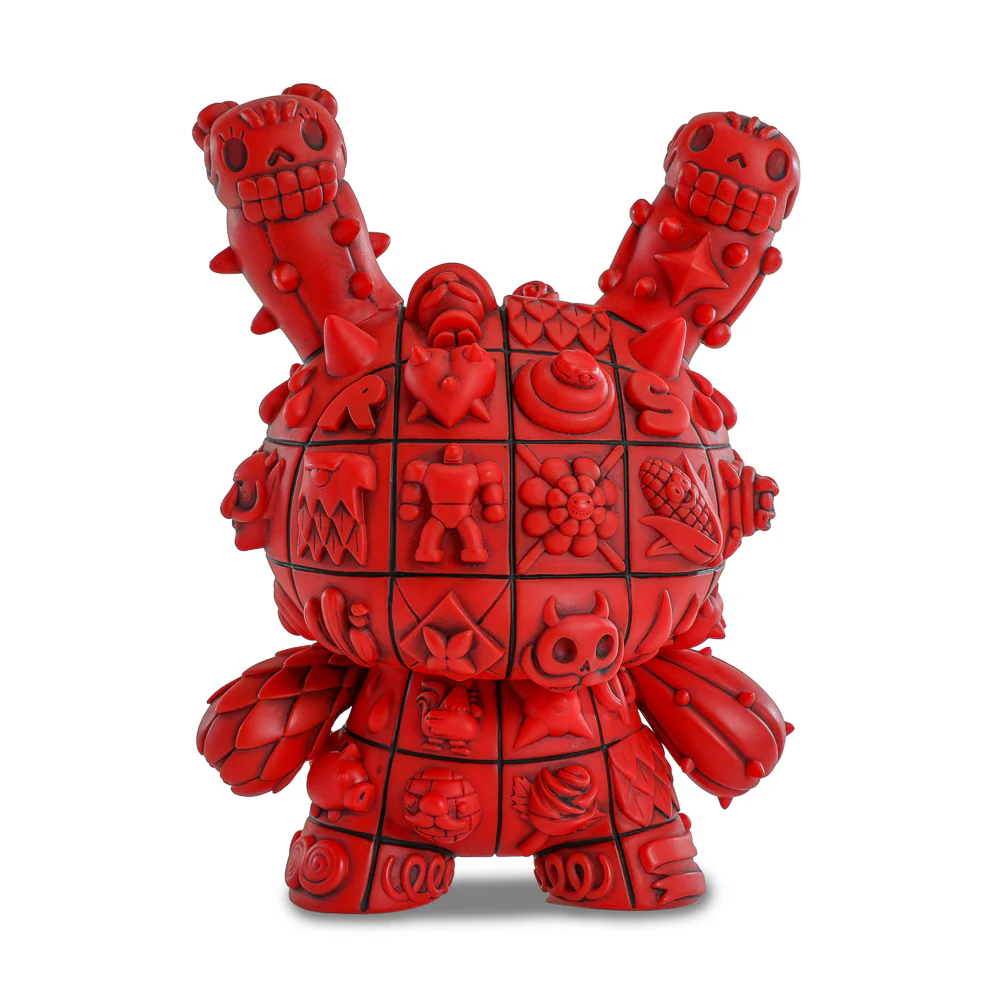 MONOLITH 8" Dunny Art Figures by ROBOT SODA - Complete Series Bundle - Jade, Onyx & Sangre Limited Editions - Image 7