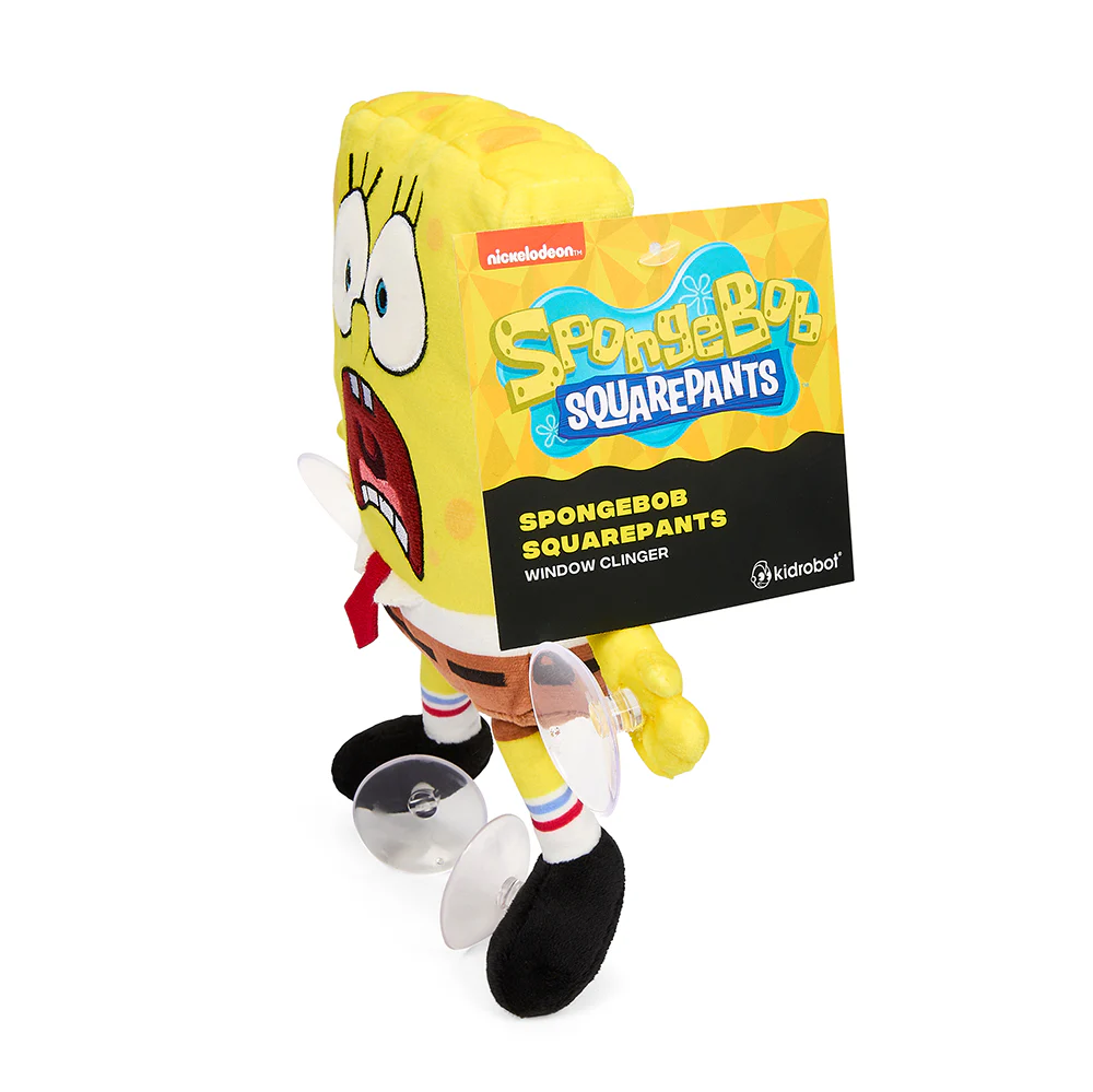 SpongeBob SquarePants - 8" Plush Window Clinger - Scared SpongeBob - Image 5