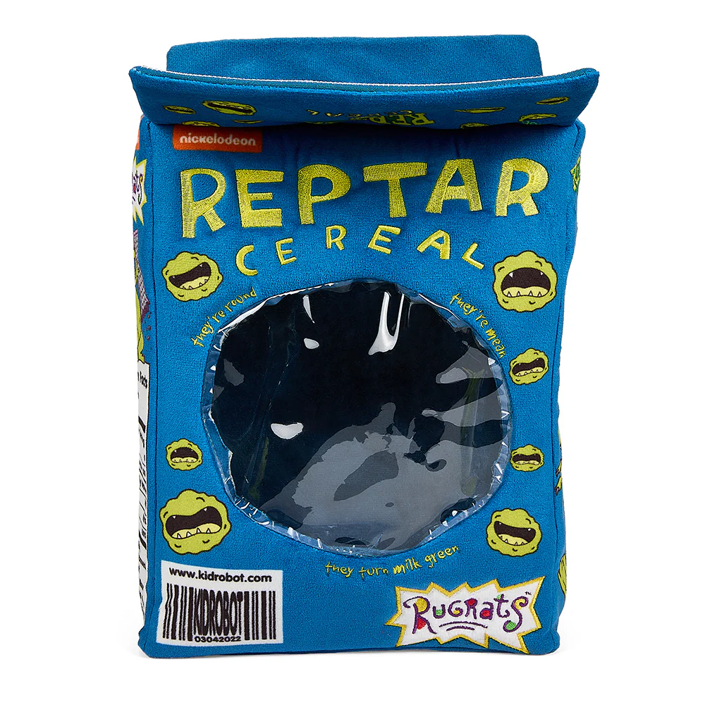 Rugrats 10" Plush Interactive Reptar Cereal Box - Image 19
