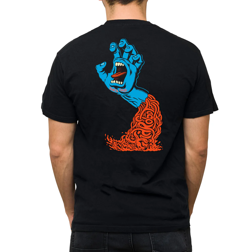 Santa Cruz Skateboards - 40th Anniversary Screaming Hand Glow-in-the Dark T-Shirt (Limited Edition of 150) - Image 7
