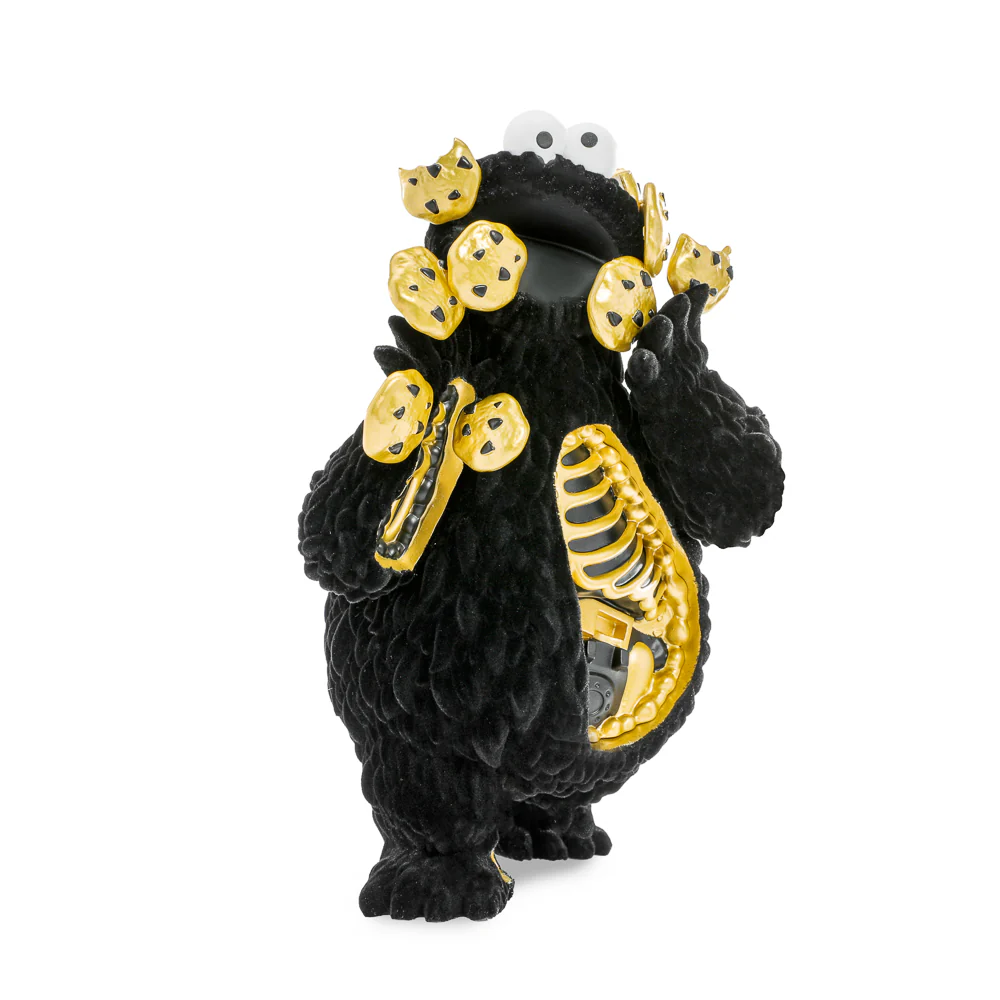 Sesame Street - Kaiju Anatomy Cookie Monster 8" Vinyl Art Figure - Midnight Edition - Kidrobot.com Exclusive (Limited Edition of 300) - Image 11