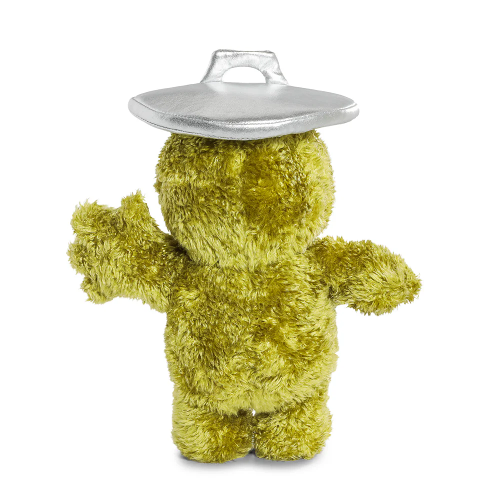 Sesame Street Oscar the Grouch in Trash Can Plush - Image 13
