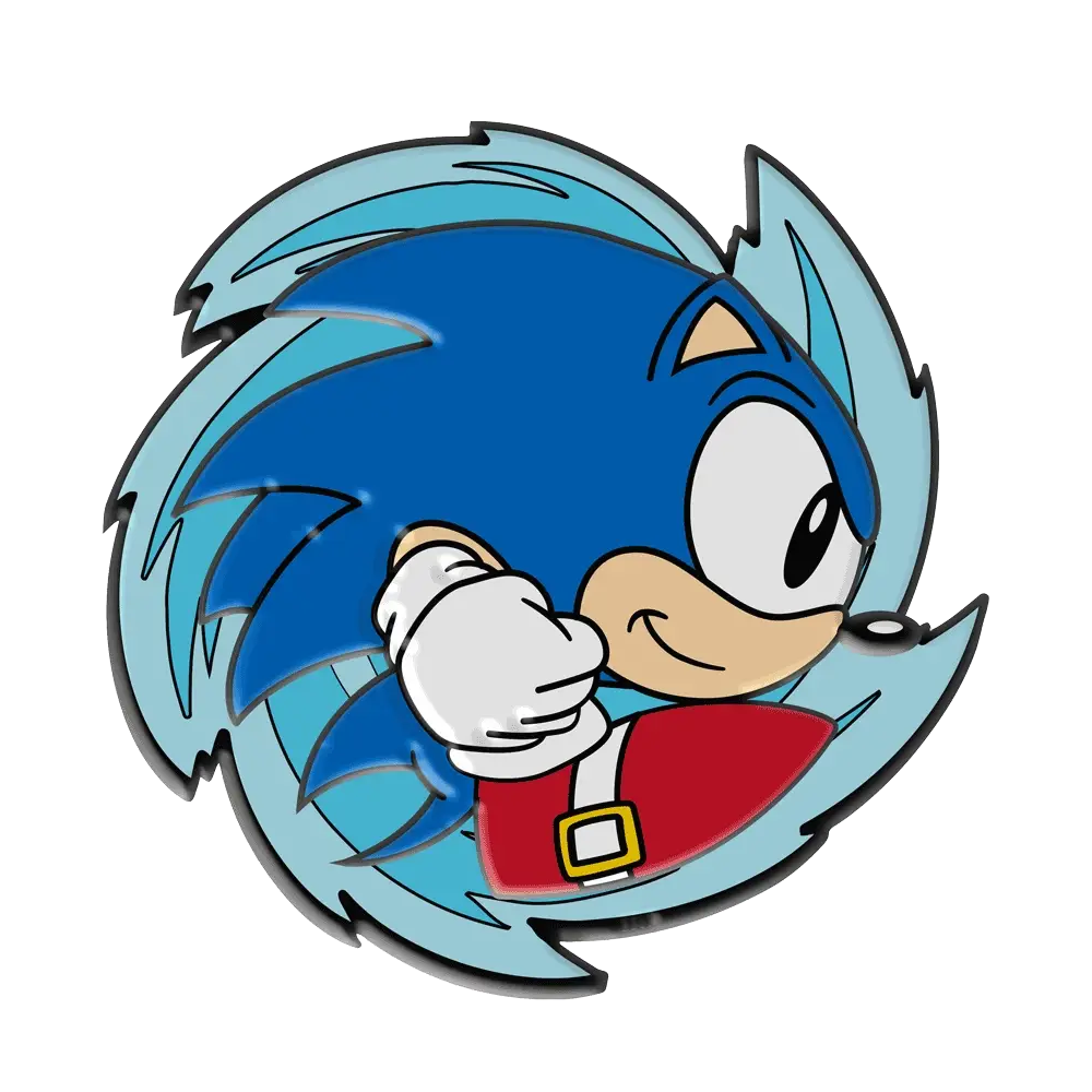2023 NYCC: Sonic the Hedgehog 1.5" Premium Pin 3-Pack (Limited Edition of 400) - Image 4