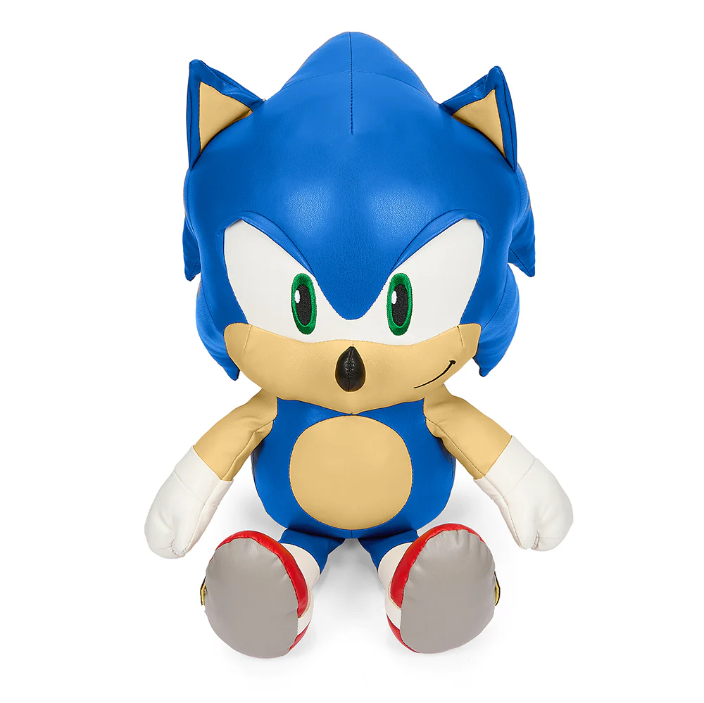 Sonic the Hedgehog 16” Premium Pleather Sonic Plush - Image 3