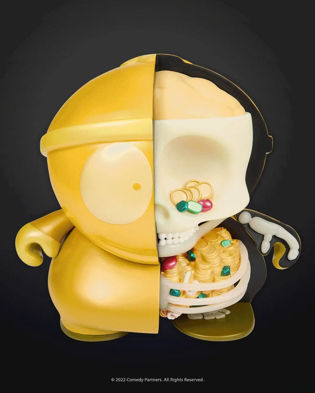 South Park Cartman Anatomy 8" Vinyl Figure - GID Pearlescent Edition - Image 19
