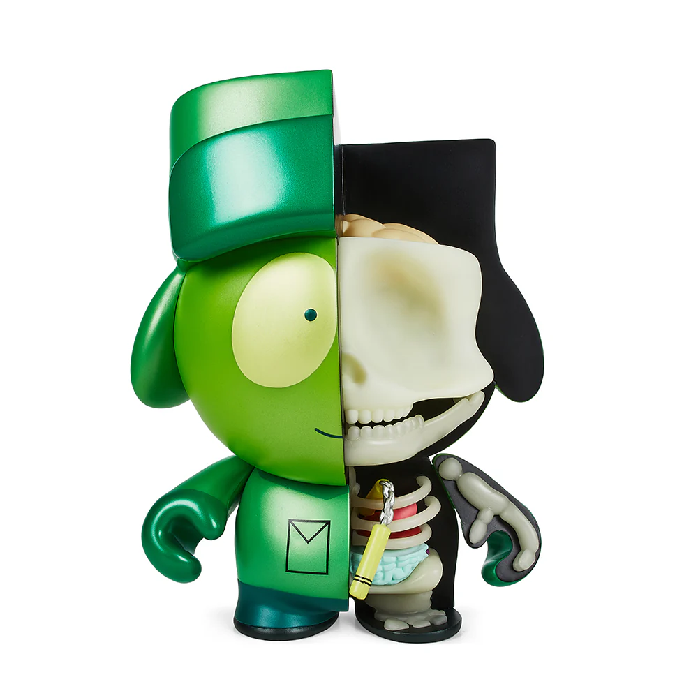 South Park Anatomy Kyle 8" Vinyl Figure - Kidrobot.com Pearlescent GID Exclusive (Limited Edition of 400) - Image 4