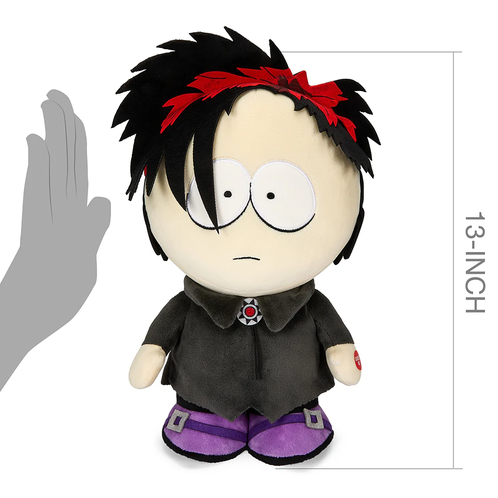 South Park Goth Kid Pete 13" Plush with Sound - Image 7