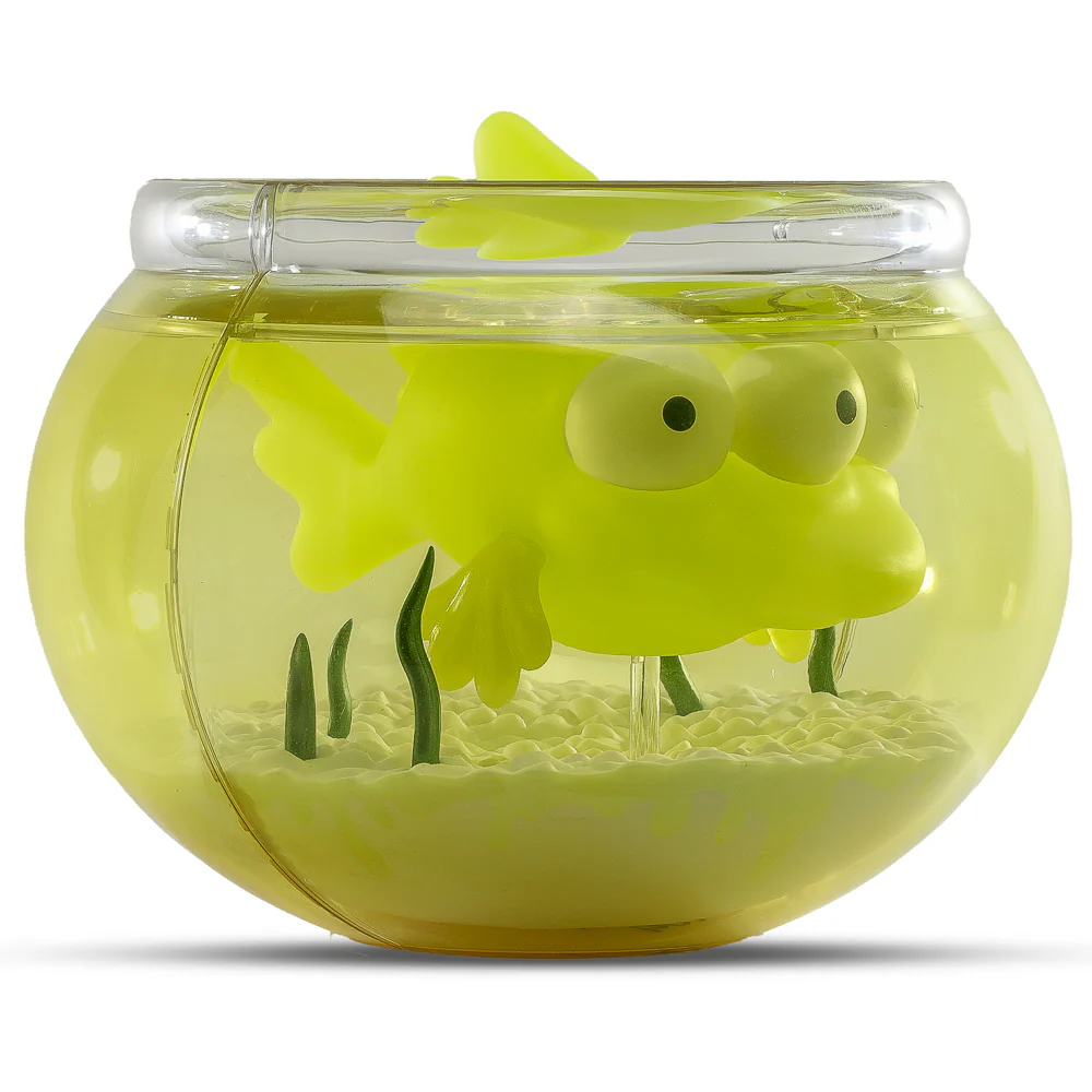 The Simpsons - Blinky in Fish Bowl 5.5” Glow-in-the-Dark Vinyl Art Figure (Radioactive Edition) - Kidrobot.com Exclusive - SOLD OUT! - Image 10