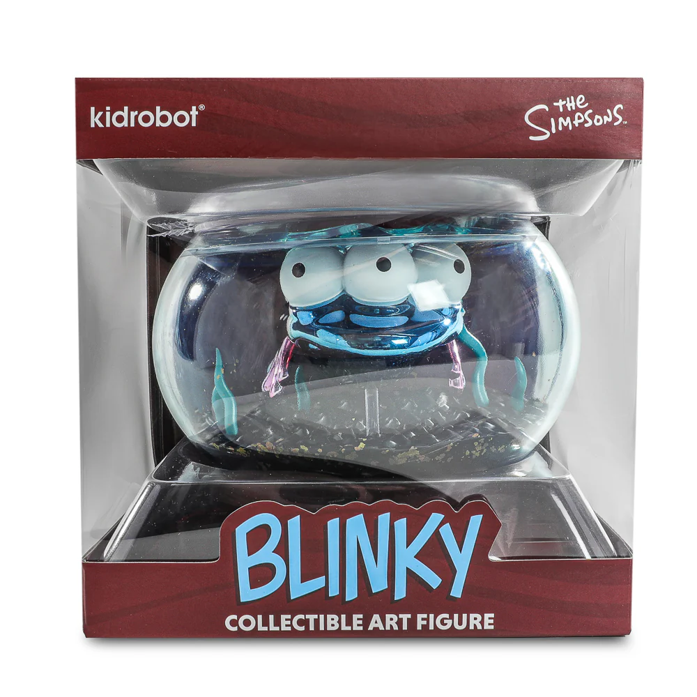 The Simpsons - Blinky in Fish Bowl 5.5” Vinyl Art Figure (Nuclear Electroplate Edition) - NYCC 2025 Debut - SOLD OUT! - Image 13