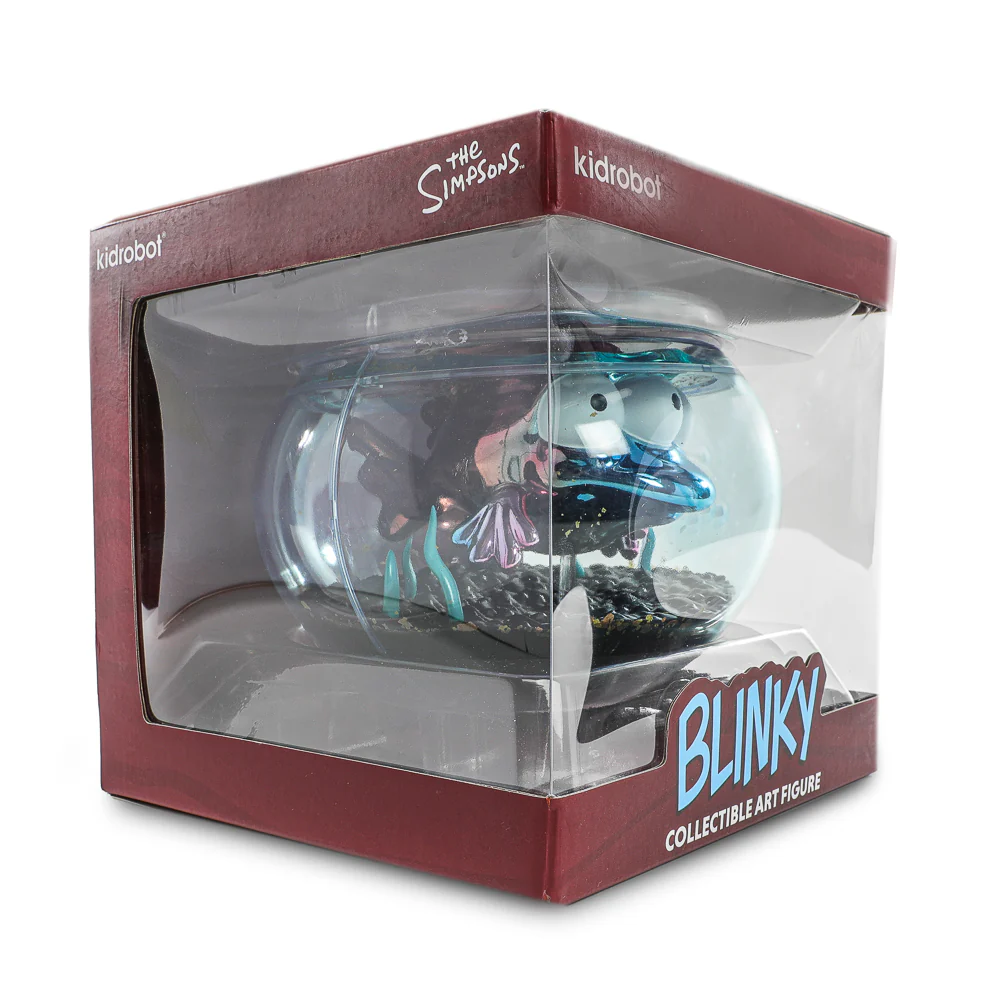 The Simpsons - Blinky in Fish Bowl 5.5” Vinyl Art Figure (Nuclear Electroplate Edition) - NYCC 2025 Debut - SOLD OUT! - Image 14