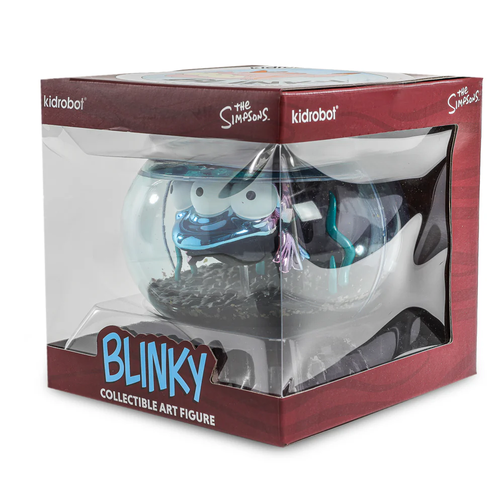 The Simpsons - Blinky in Fish Bowl 5.5” Vinyl Art Figure (Nuclear Electroplate Edition) - NYCC 2025 Debut - SOLD OUT! - Image 18