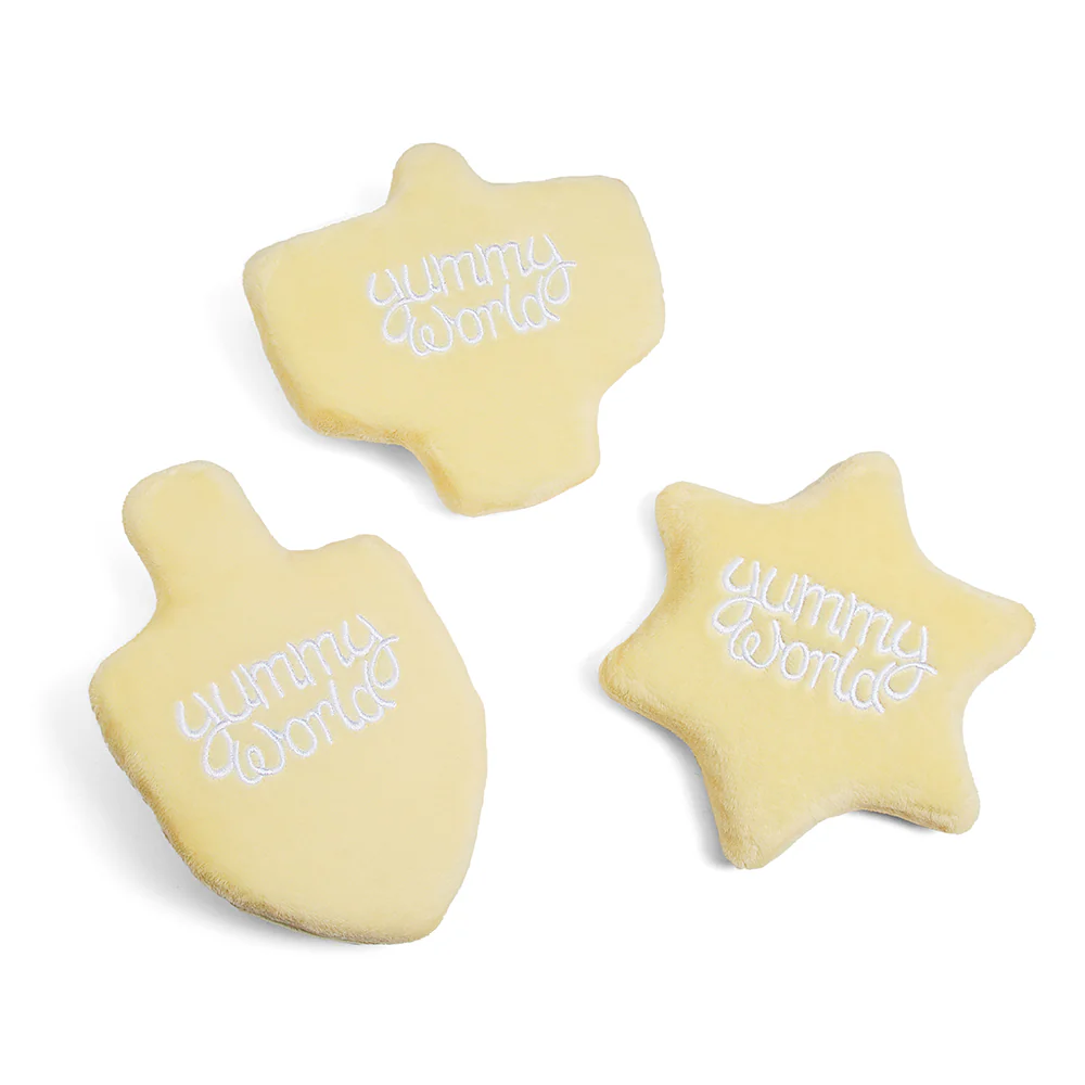 Yummy World Hanukkah Cookies 6" Plush Set of Three - Image 3