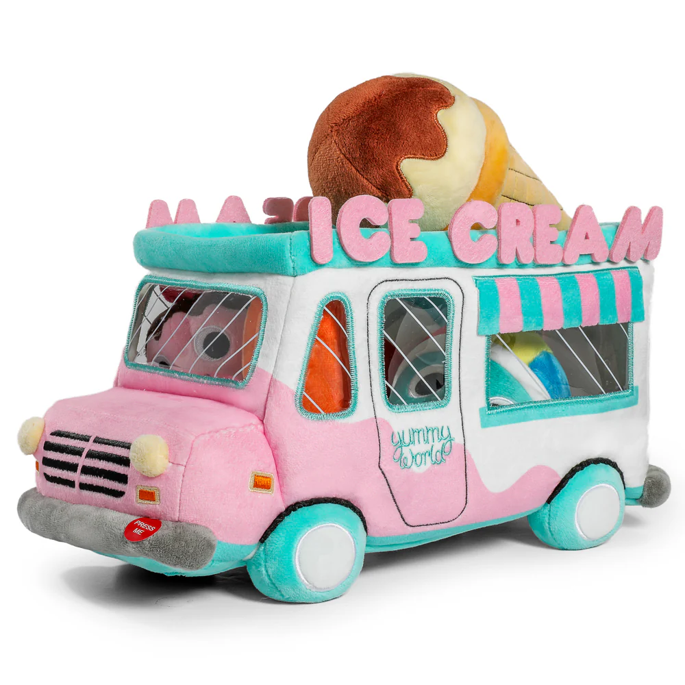 Yummy World Ice Cream Truck Interactive Plush with Sound - Image 8