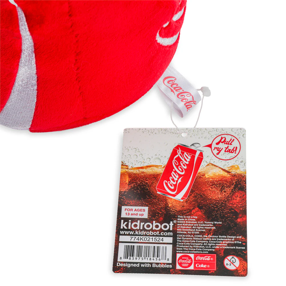 Yummy World & Coca-Cola® 10” Coca-Cola Can Plush with Sound - Image 12